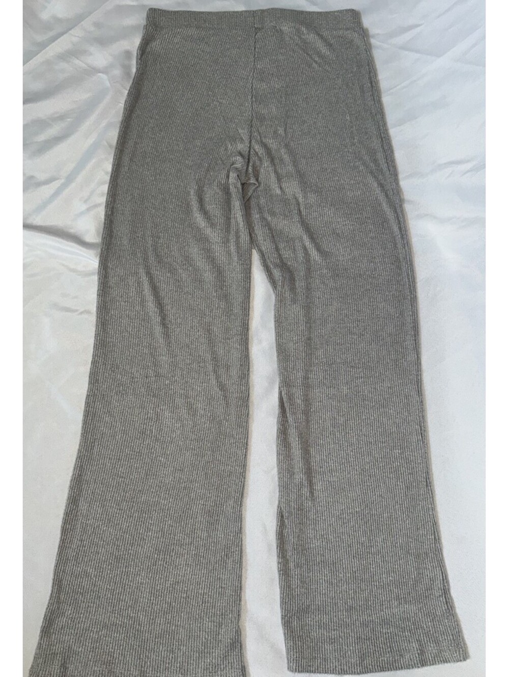 GYMSHARK Supersoft Straight Leg Pant in Light Grey Core Marl - Size XL